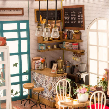 DIY Miniatyyritalo Kahvila - Simon's Coffee