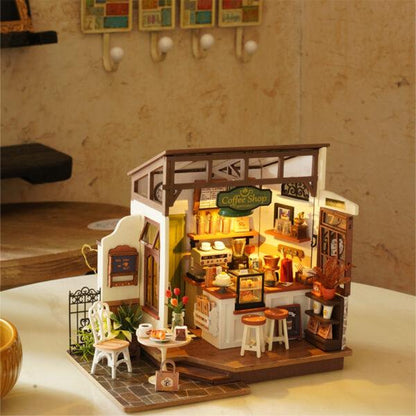 DIY Miniatyyritalo - Slow life Cafe