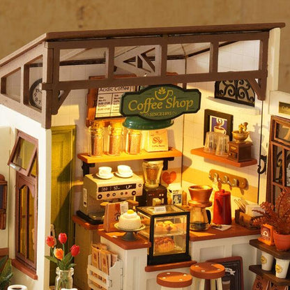 DIY Miniatyyritalo - Slow life Cafe