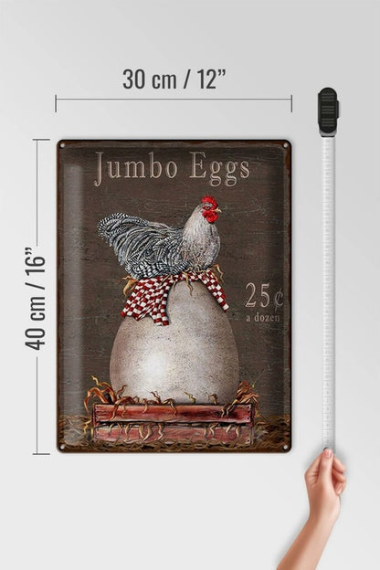 Peltikyltti Jumbo Eggs