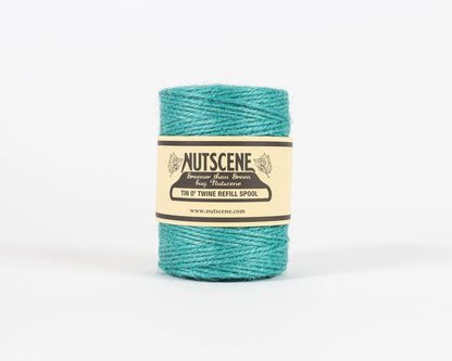String In a Tin juuttinaru vaalea turkoosi - Marine Twist