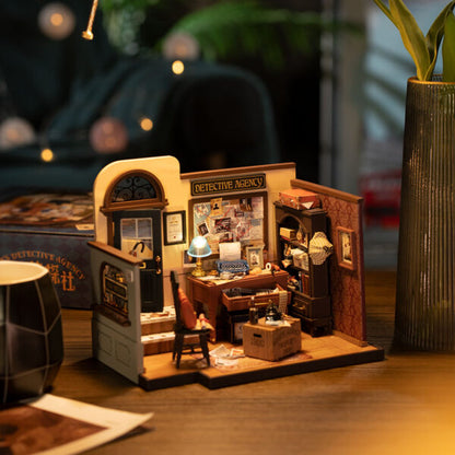 DIY Miniatyyritalo Etsivätoimisto - Mose's Detective Agency