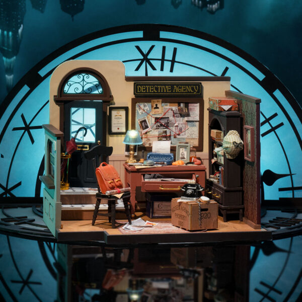 DIY Miniatyyritalo Etsivätoimisto - Mose's Detective Agency