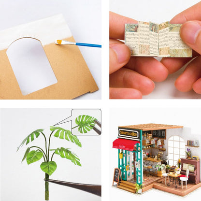 DIY Miniatyyritalo Kahvila - Simon's Coffee