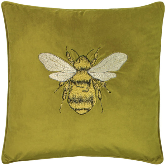 Tyynynpäällinen Hortus Bee Oliivinvihreä 50 x 50 cm