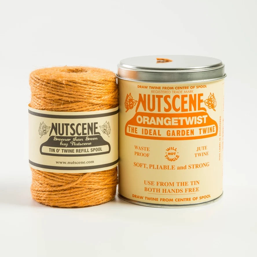 String In a Tin juuttinaru oranssi