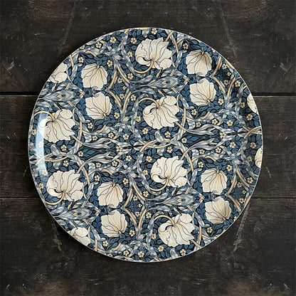 Pyöreä Tarjotin William Morris Pimpernel sininen 38 cm