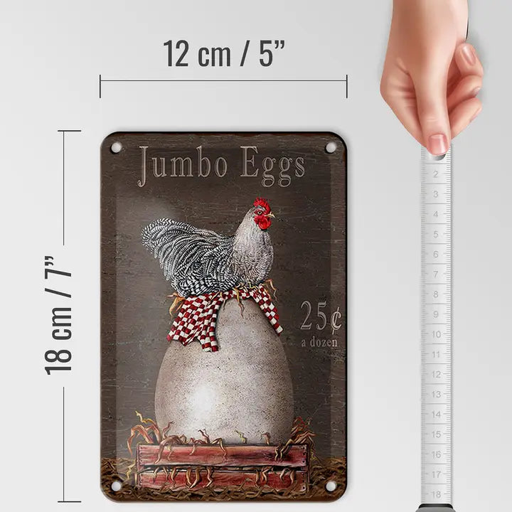 Peltikyltti Jumbo Eggs