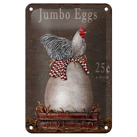 Peltikyltti Jumbo Eggs