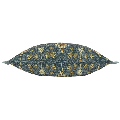 Tyynynpäällinen joka sopii ulkokäyttöön William Morris Snakeshead sininen 40 x 60 cm