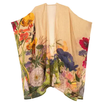 Poncho huivi Autumn Posy