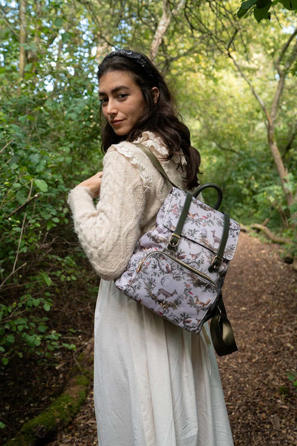 Reppu pieni Woodland Harmaa