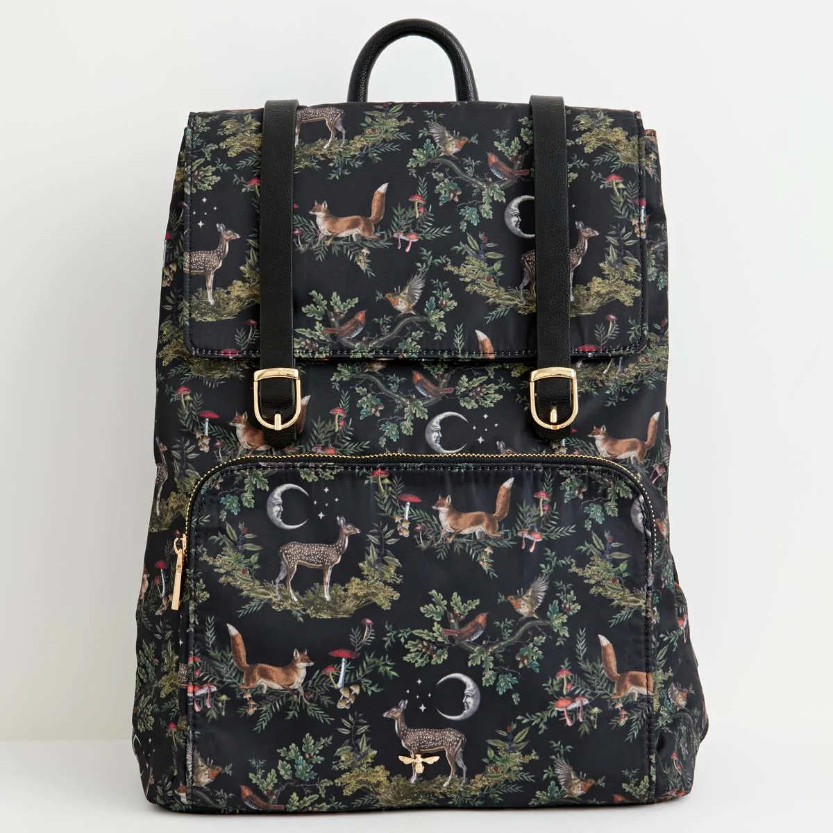 musta kuviollinen fable england reppu