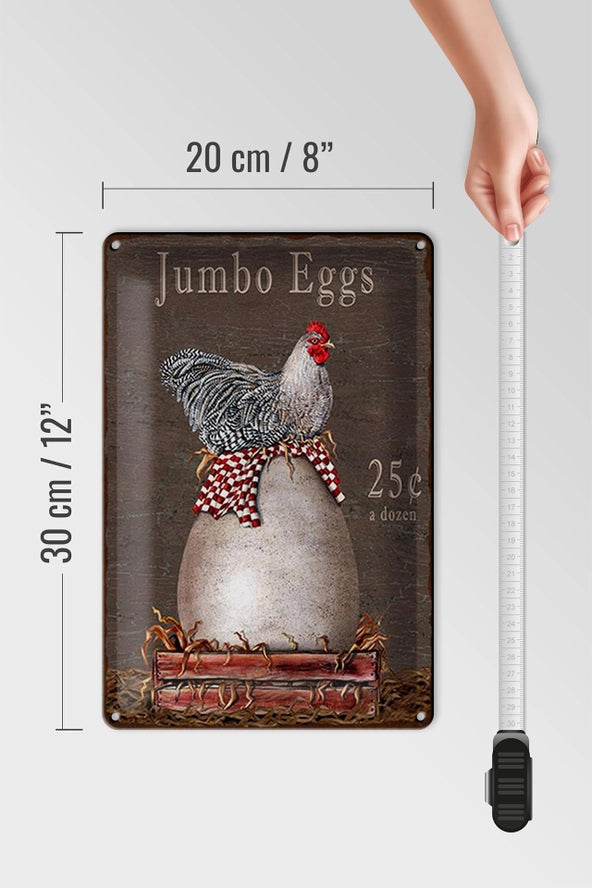 Peltikyltti Jumbo Eggs
