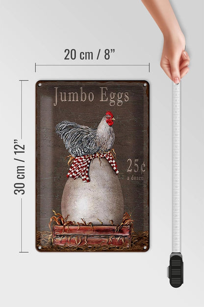 Peltikyltti Jumbo Eggs