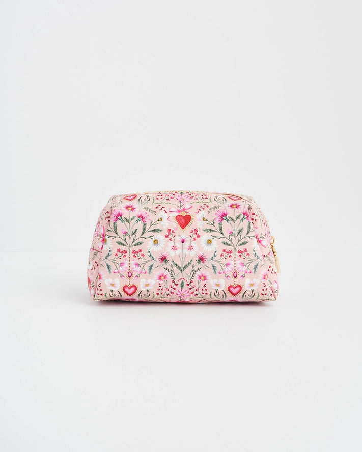 Pussukka Floral Heart vaaleanpunainen