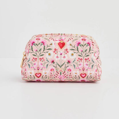 Pussukka Floral Heart vaaleanpunainen