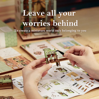 DIY Minimaailma kirjahyllyyn – Champs-Élysées Florist Book Nook
