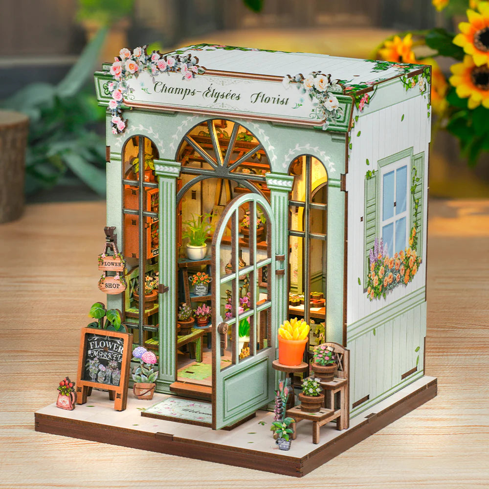 DIY Minimaailma kirjahyllyyn – Champs-Élysées Florist Book Nook