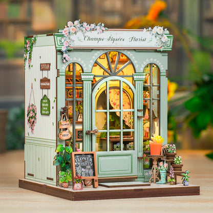 DIY Minimaailma kirjahyllyyn – Champs-Élysées Florist Book Nook