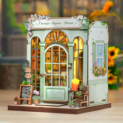 DIY Minimaailma kirjahyllyyn – Champs-Élysées Florist Book Nook
