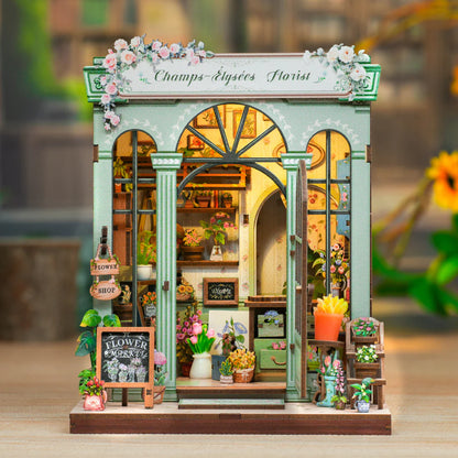 DIY Minimaailma kirjahyllyyn – Champs-Élysées Florist Book Nook