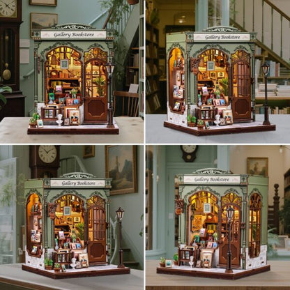DIY Minimaailma kirjahyllyyn – Gallery Bookstore Book Nook