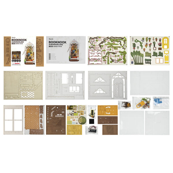 DIY Minimaailma kirjahyllyyn - Garden House Book Nook