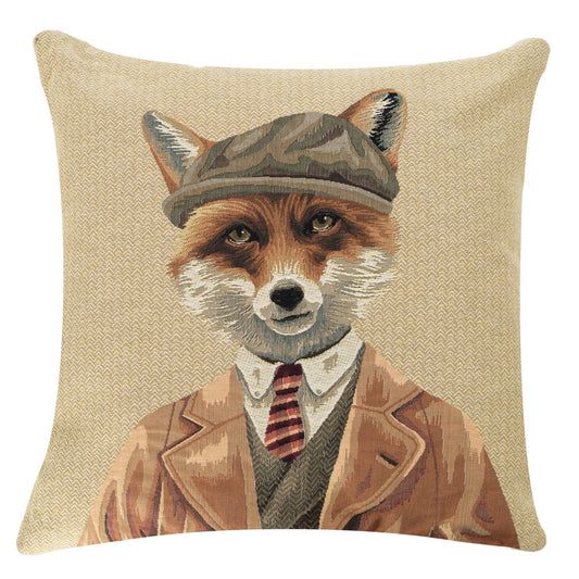 Gobeliini tyynynpäällinen Hunterscap Fox - Kettu 45 x 45 cm