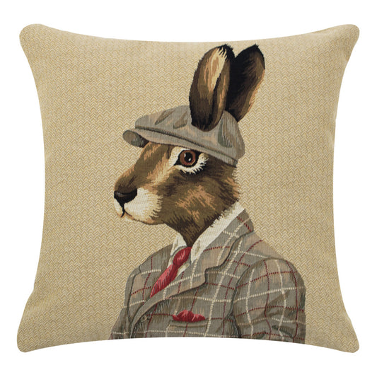 Gobeliini tyynynpäällinen Hunterscap Hare - Metsäjänis