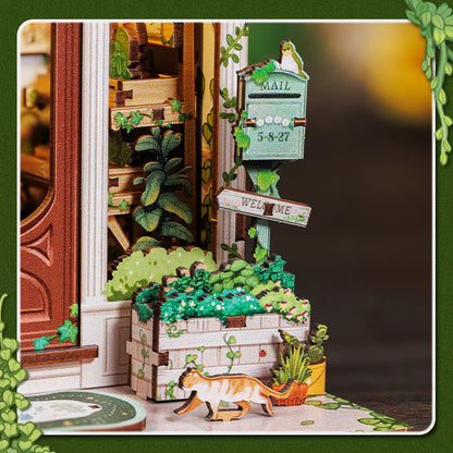 DIY Minimaailma kirjahyllyyn – Green Life Bookshop Book Nook