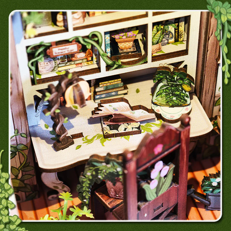 DIY Minimaailma kirjahyllyyn – Green Life Bookshop Book Nook