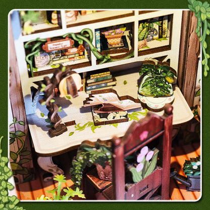 DIY Minimaailma kirjahyllyyn – Green Life Bookshop Book Nook