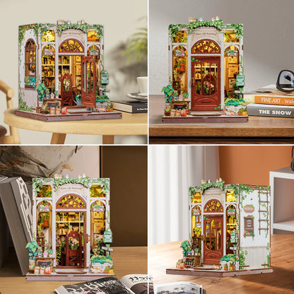 DIY Minimaailma kirjahyllyyn – Green Life Bookshop Book Nook