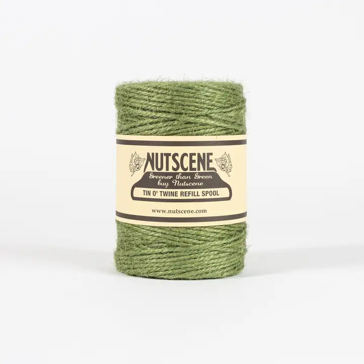 Juuttinaru Vihreä - Green Twist (täyttörulla String in a Tin purkkiin)