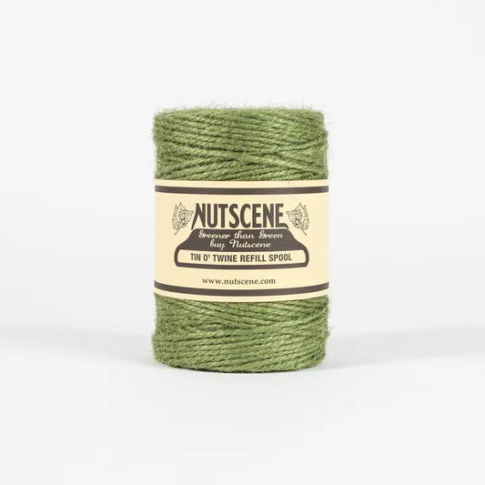 Juuttinaru Vihreä - Green Twist (täyttörulla String in a Tin purkkiin)
