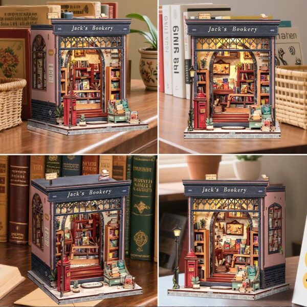 DIY Minimaailma kirjahyllyyn – Jack's Bookery Book Nook