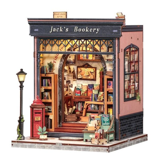 DIY Minimaailma kirjahyllyyn – Jack's Bookery Book Nook