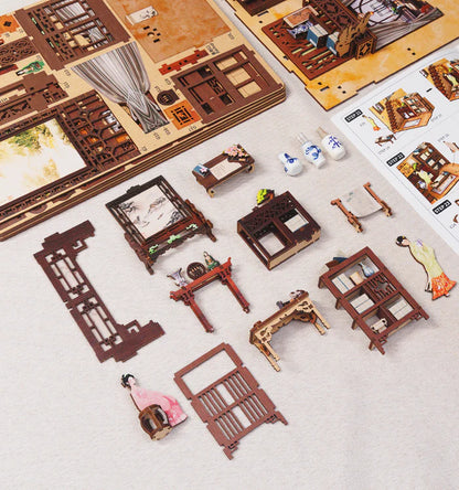 DIY Minimaailma kirjahyllyyn – Ink Rhyme Bookstore Book Nook (sis. pölysuojan)