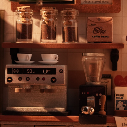 DIY Miniatyyritalo - Slow life Cafe