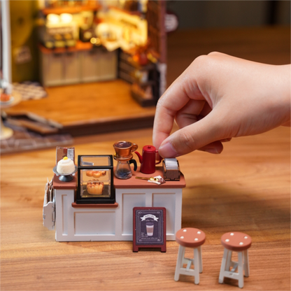 DIY Miniatyyritalo - Slow life Cafe