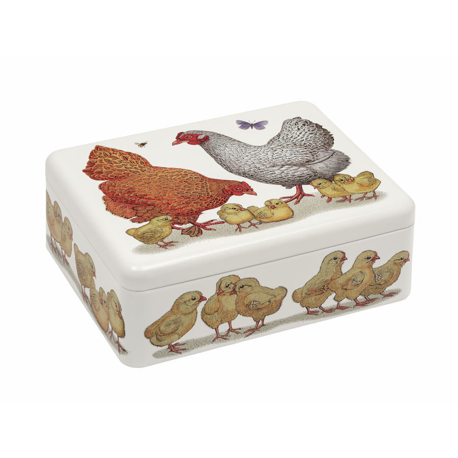 Peltipurkki Kanat - Chickens 19x15 cm