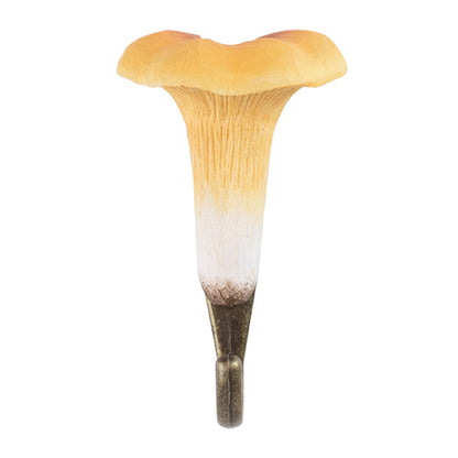 Käsin veistetty seinäkoukku sieni Kantarelli