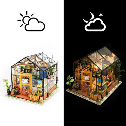 DIY Miniatyyritalo Kasvihuone - Cathy's Green House