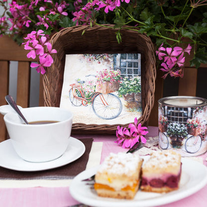 Servetti Flower bike 33 x 33 cm