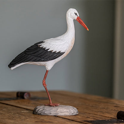 DecoBird koristelintu Kattohaikara - White Stork