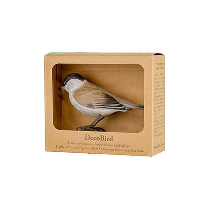 DecoBird koristelintu Mustapääkerttu - Blackcap