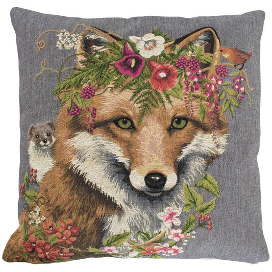 Gobeliini tyynynpäällinen Kukka-kettu