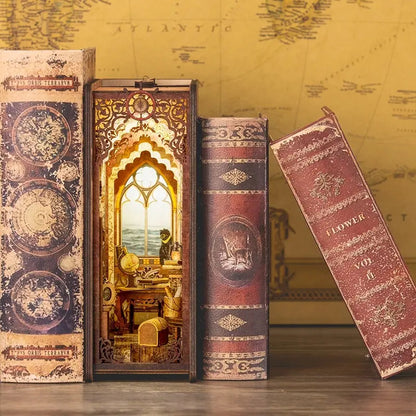 DIY Minimaailma kirjahyllyyn - Sailing Memory Book Nook