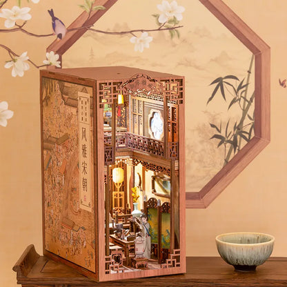 DIY Minimaailma kirjahyllyyn - Elegant Song Book Nook